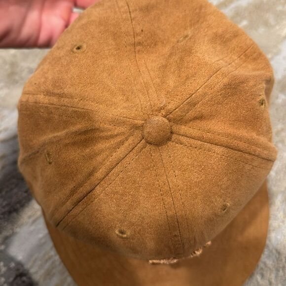 New Era New York Yankees 59FIFTY Fitted Hat Cap Wheat Suede Pack Size 7 1/4 EUC - Picture 5 of 11